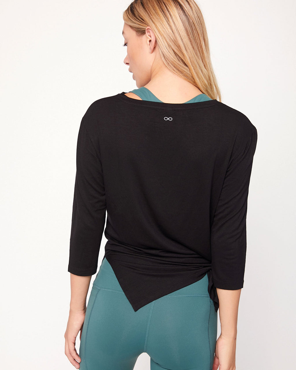 Side Tie 3/4 Sleeve Top