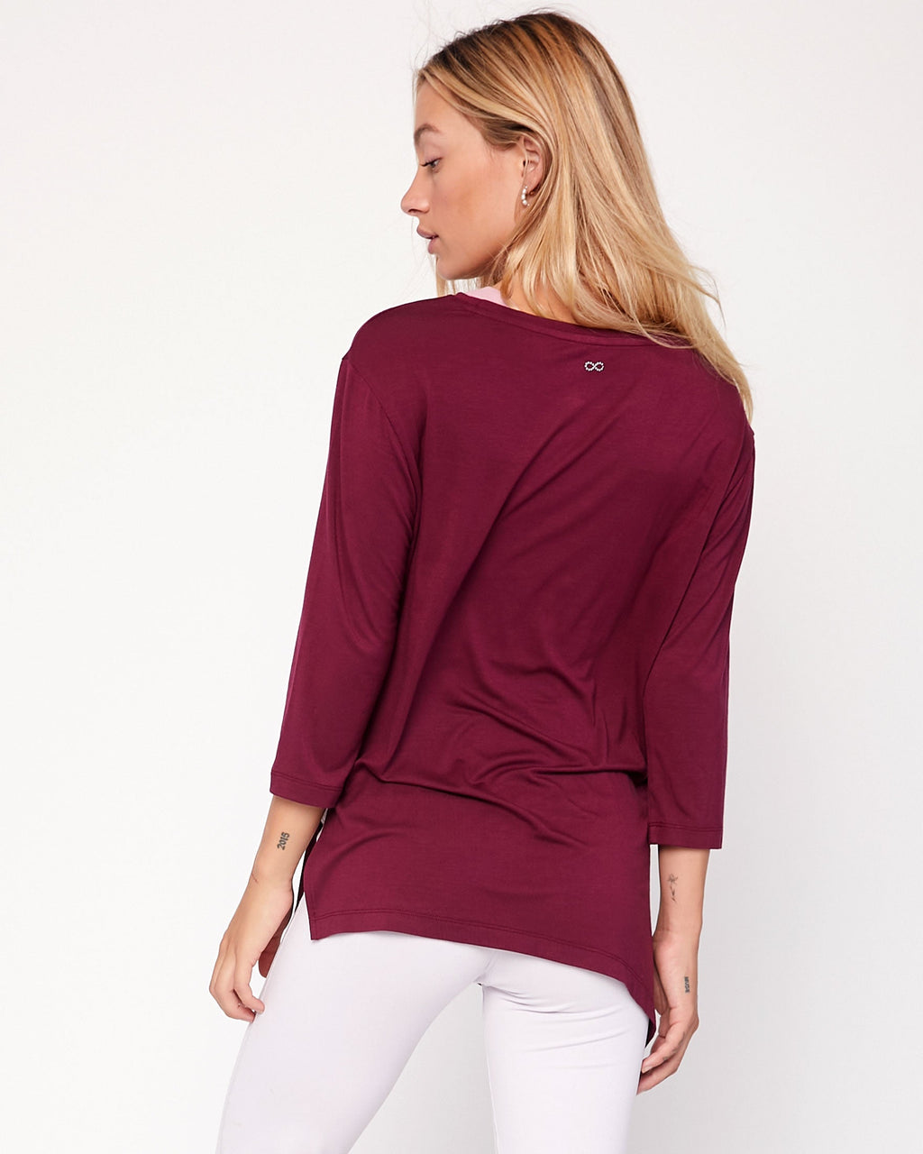 Side Tie 3/4 Sleeve Top
