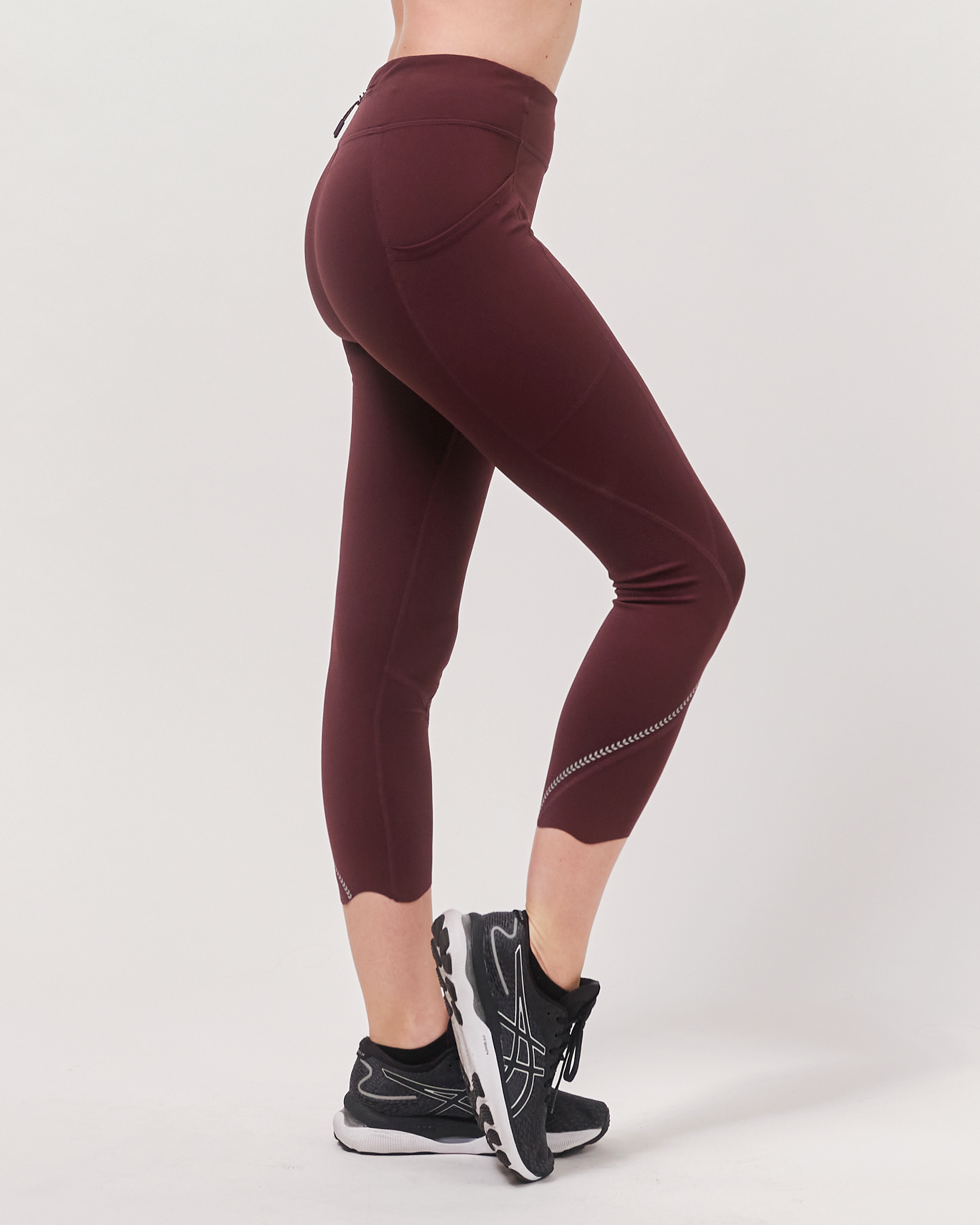Ready and Go Reflective Laser Cut Ventilated Leggings 23 inch