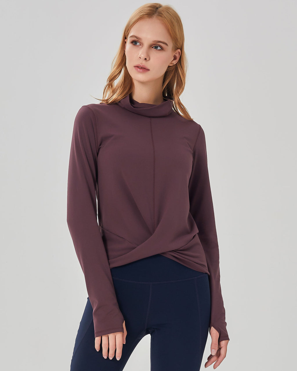 Turtle Cowl Neck Coziplex Long Sleeve Top