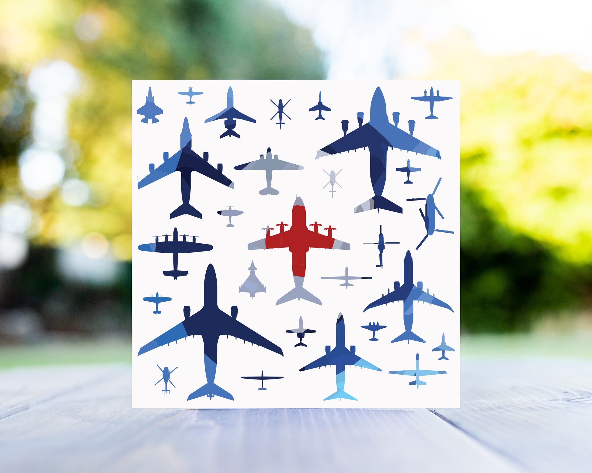 RAF Aircraft Greeting Card