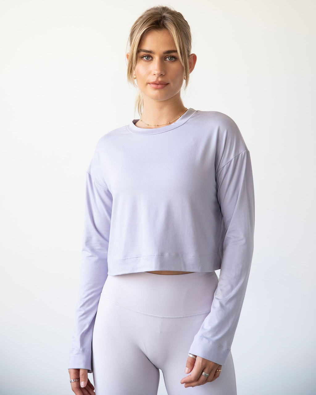 Go With The Flow Crop Long Sleeve