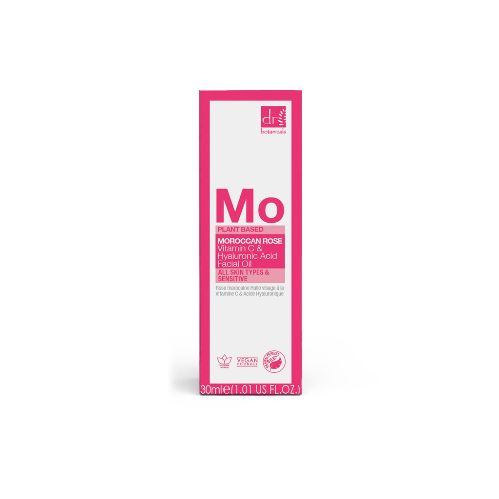 Moroccan Rose Facial Oil with Hyaluronic Acid and Vitamin C