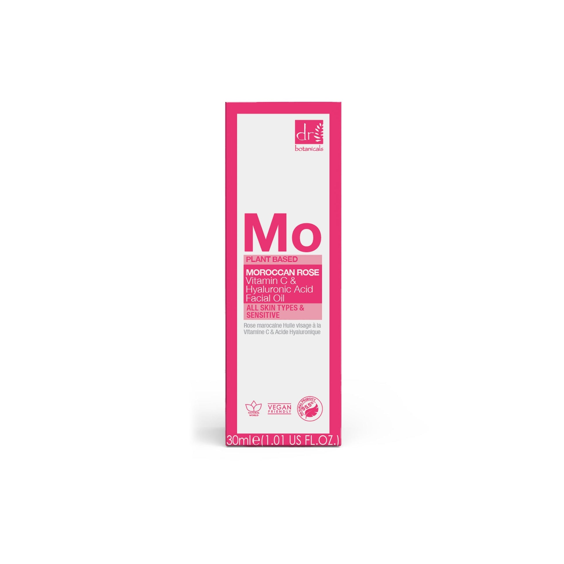 Moroccan Rose Facial Oil with Hyaluronic Acid and Vitamin C