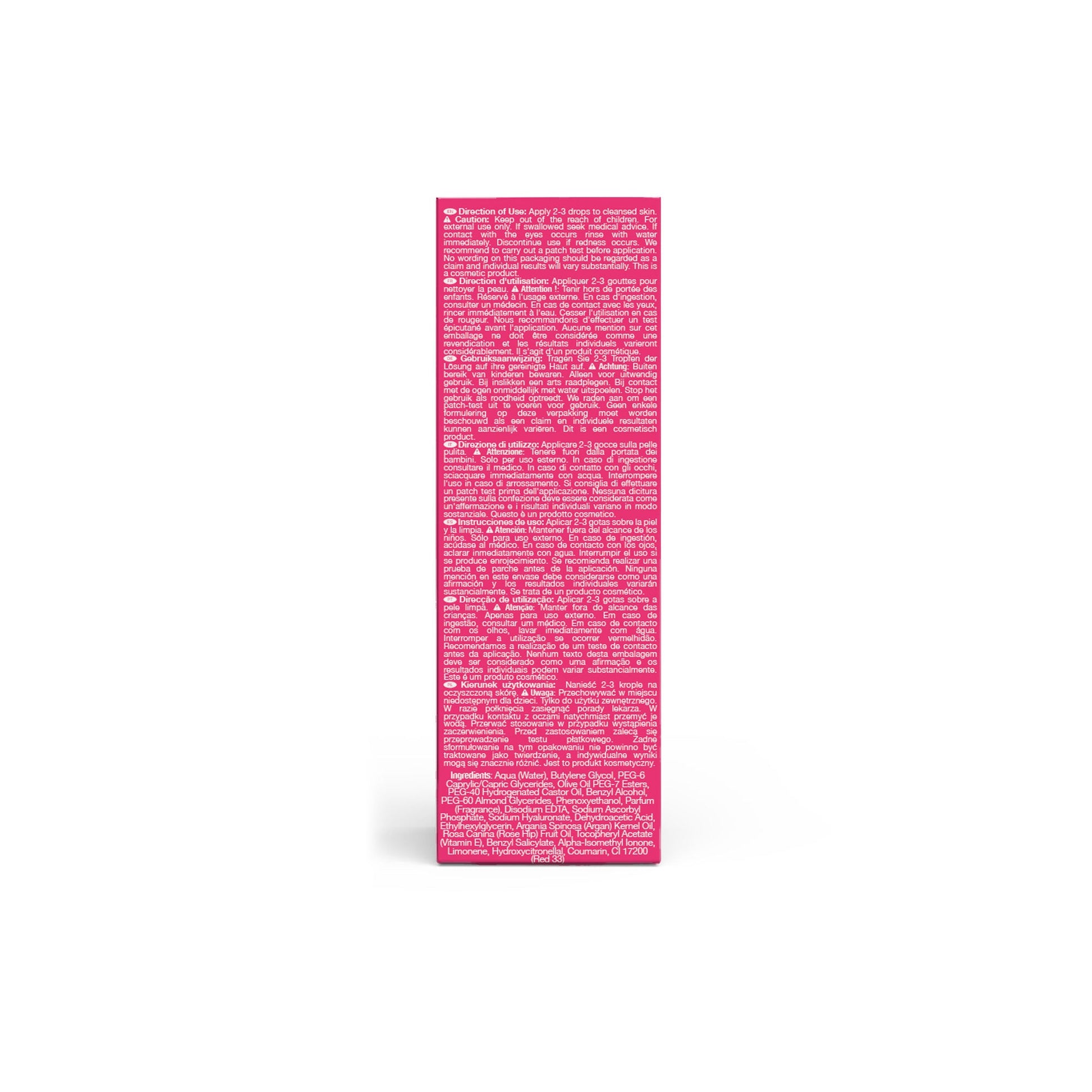 Moroccan Rose Facial Oil with Hyaluronic Acid and Vitamin C