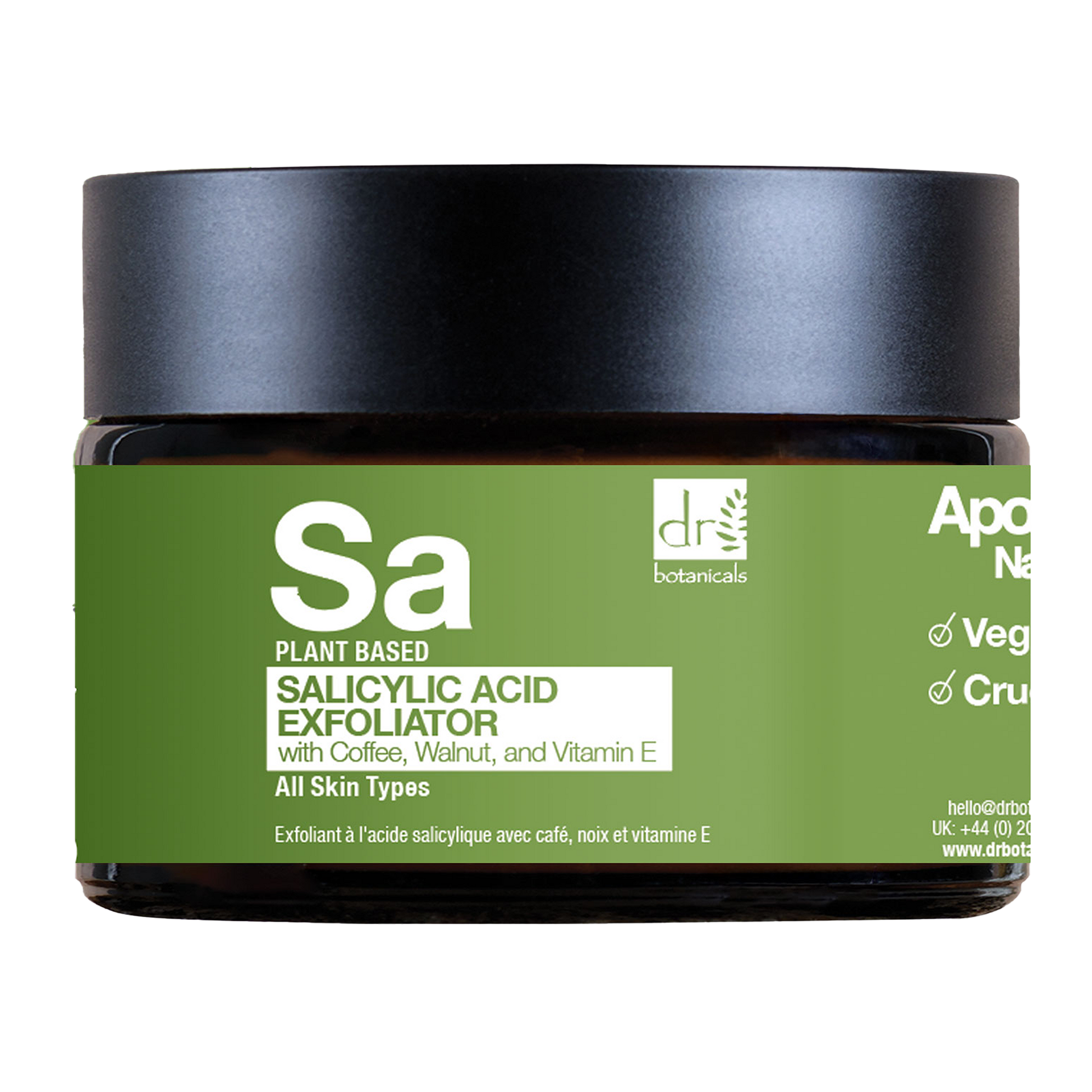 Salicylic Acid Exfoliator with Coffee, Walnut and Vitamin E 60ml