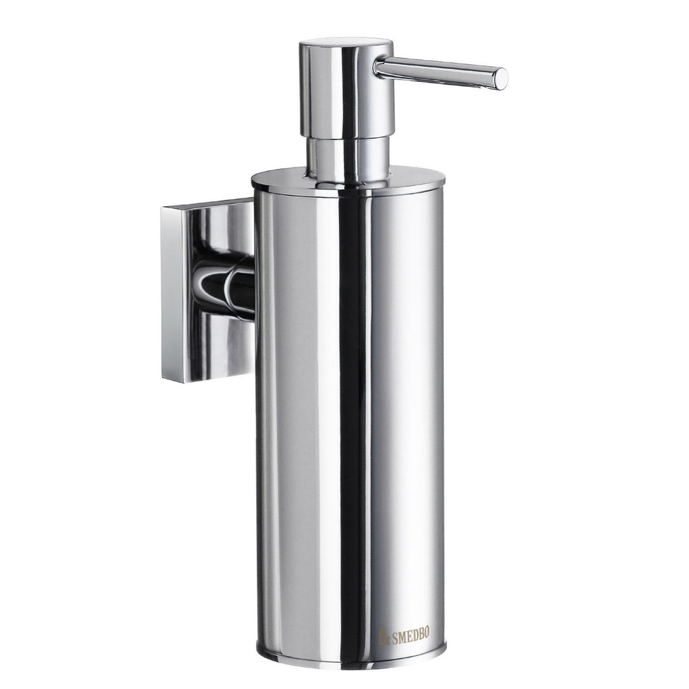 Polished Chrome Wall Soap Dispenser