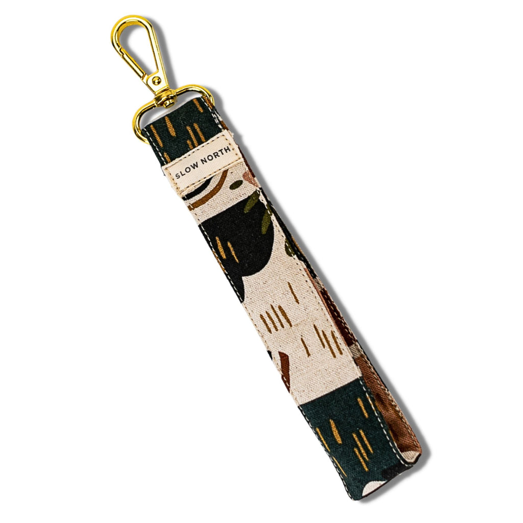 Rainbow Hill Wristlet Keychain