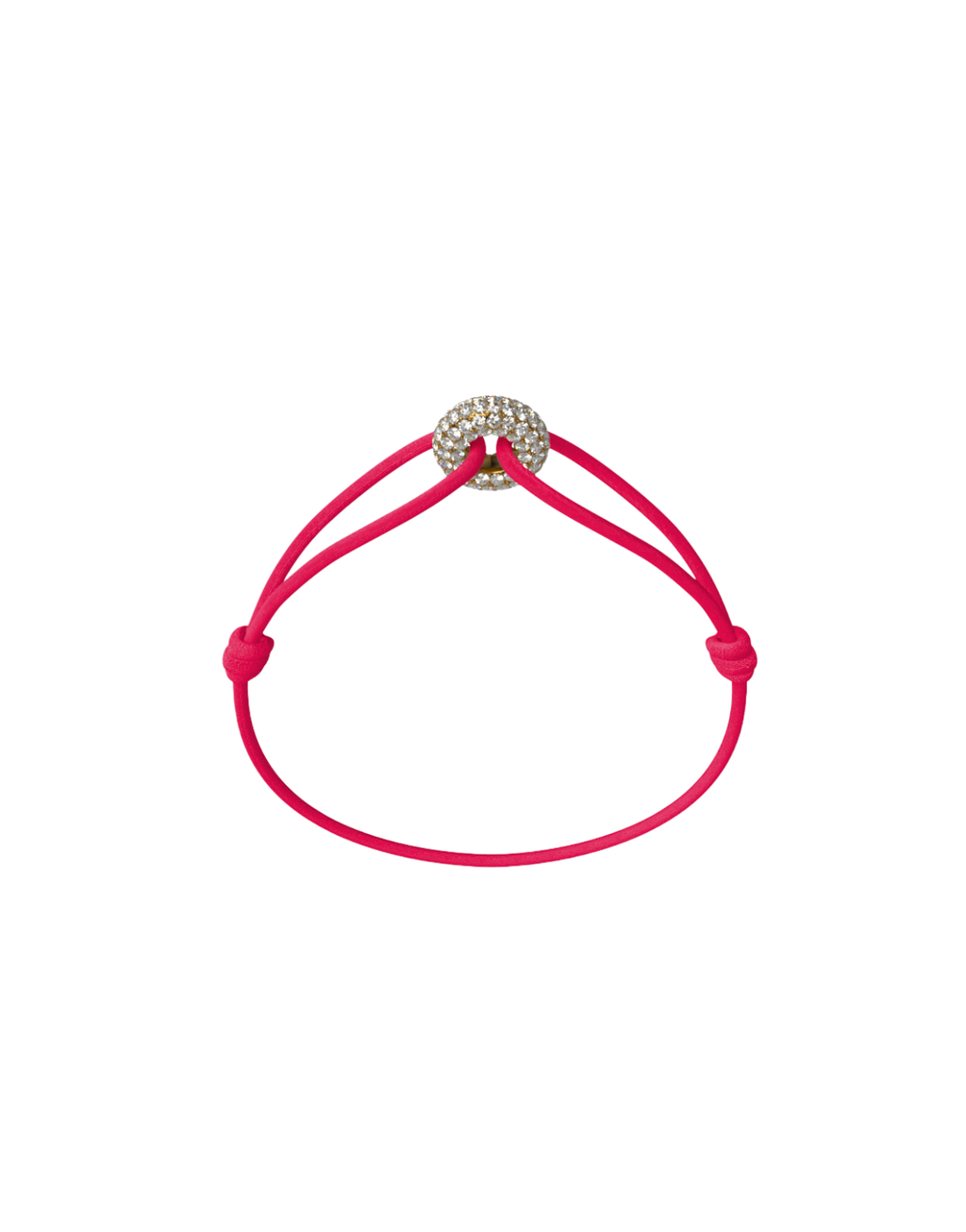 Mini Golden Soho Pavé Cord Bracelet