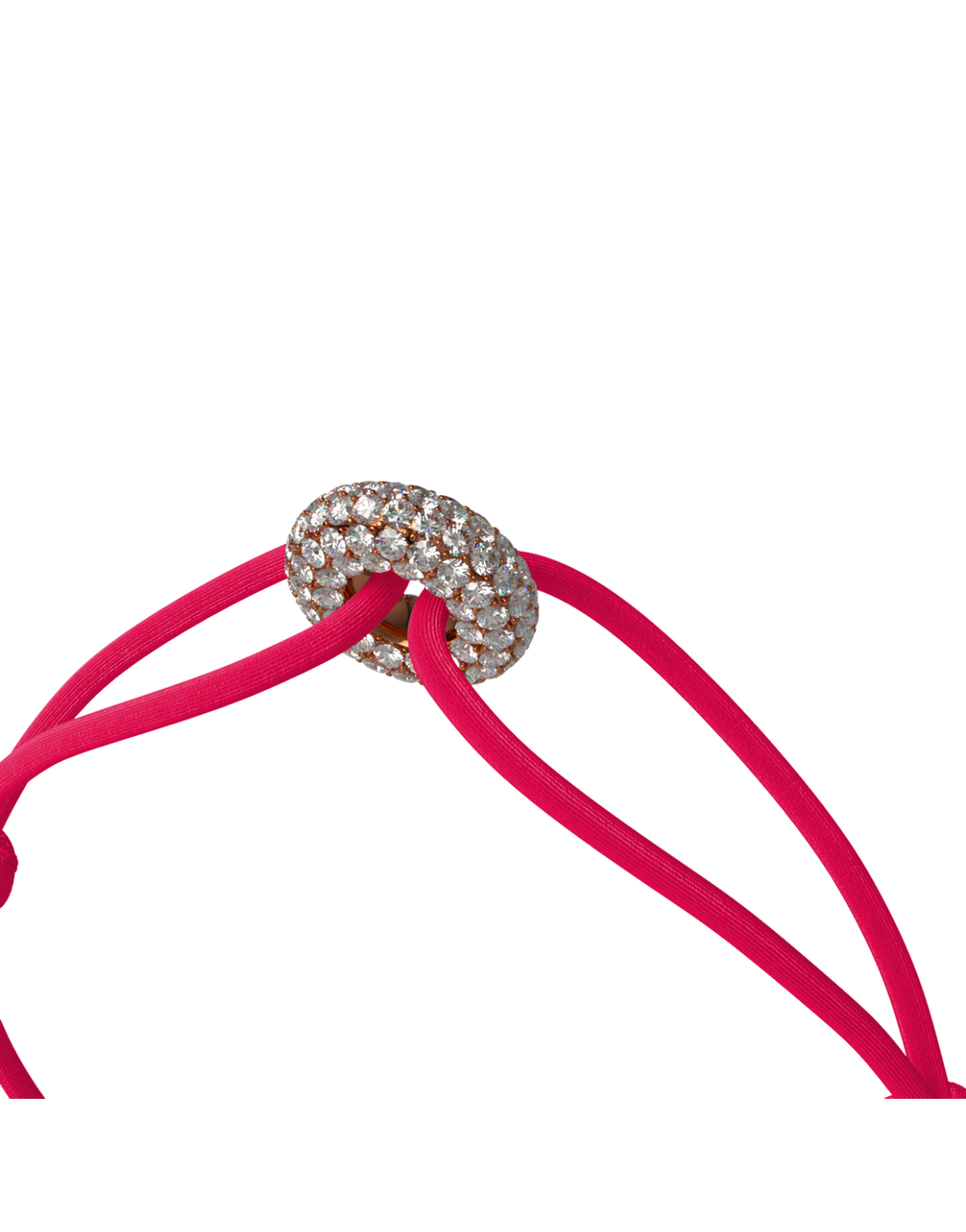 Mini Rose Soho Pavé Cord Bracelet