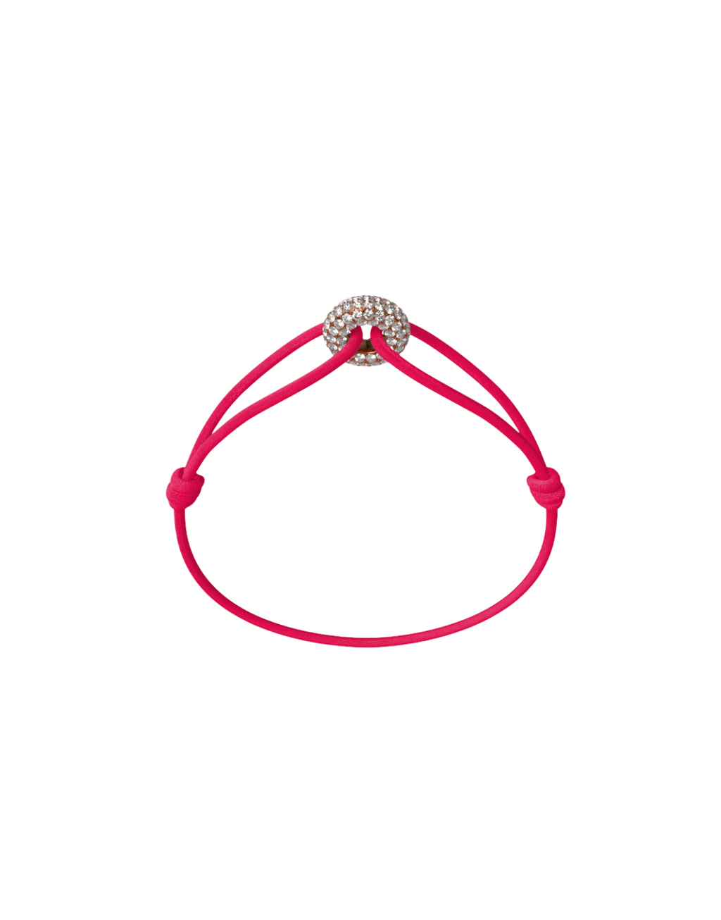 Mini Rose Soho Pavé Cord Bracelet