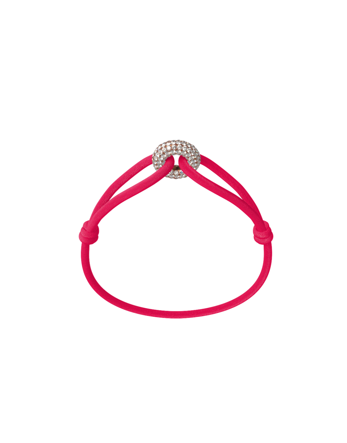 Rose Soho Pavé Cord Bracelet