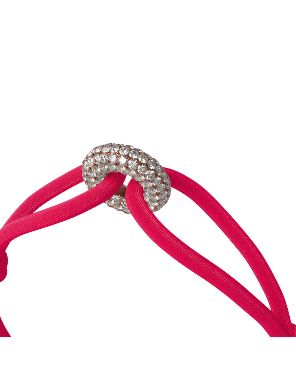 Rose Soho Pavé Cord Bracelet