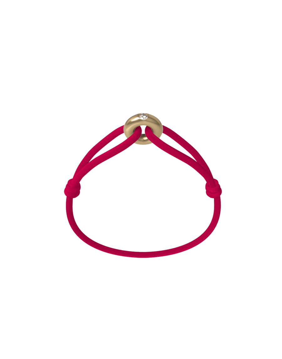 Golden Soho Diamond Cord Bracelet