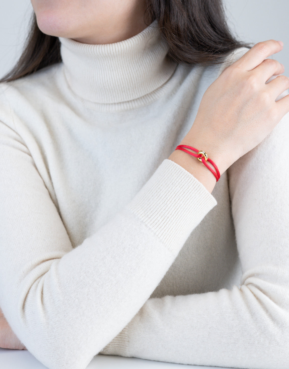 Golden Soho Diamond Cord Bracelet