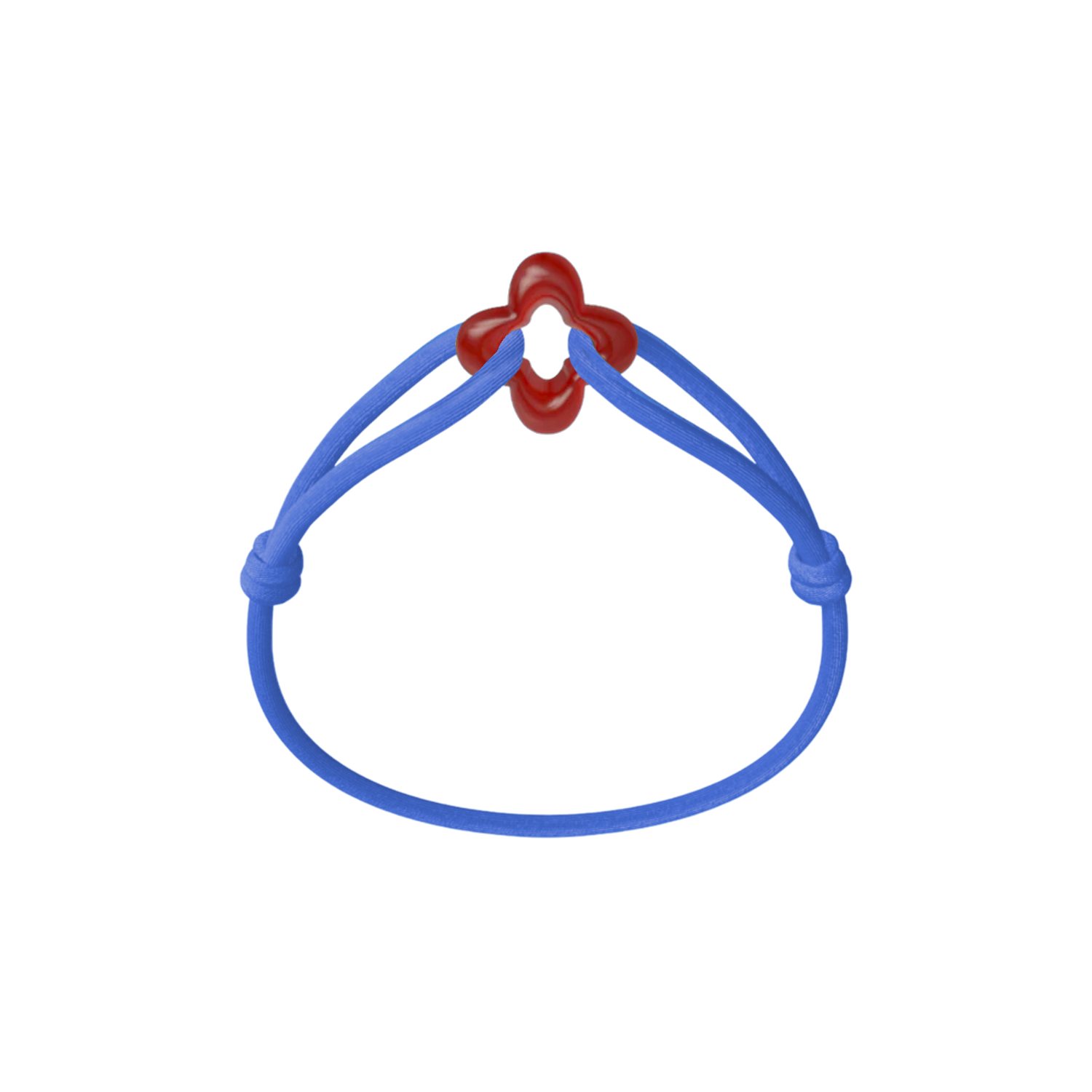 Red Clover Cord Bracelet with Carnelian