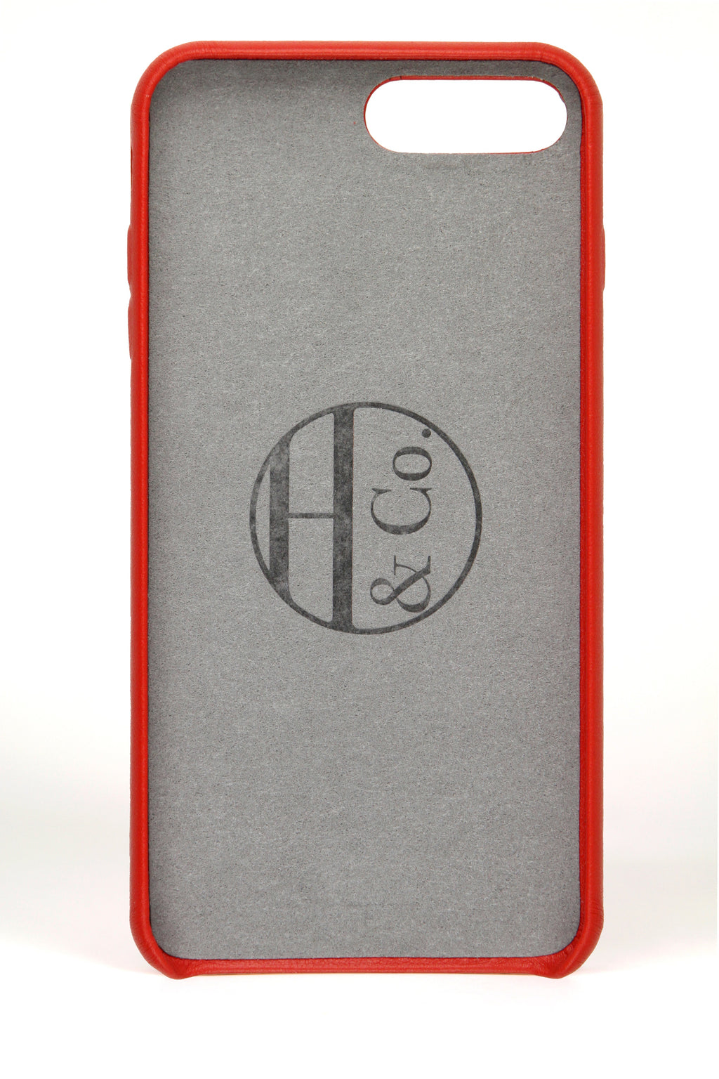 Red Leather iPhone 7 and 8 Plus Case