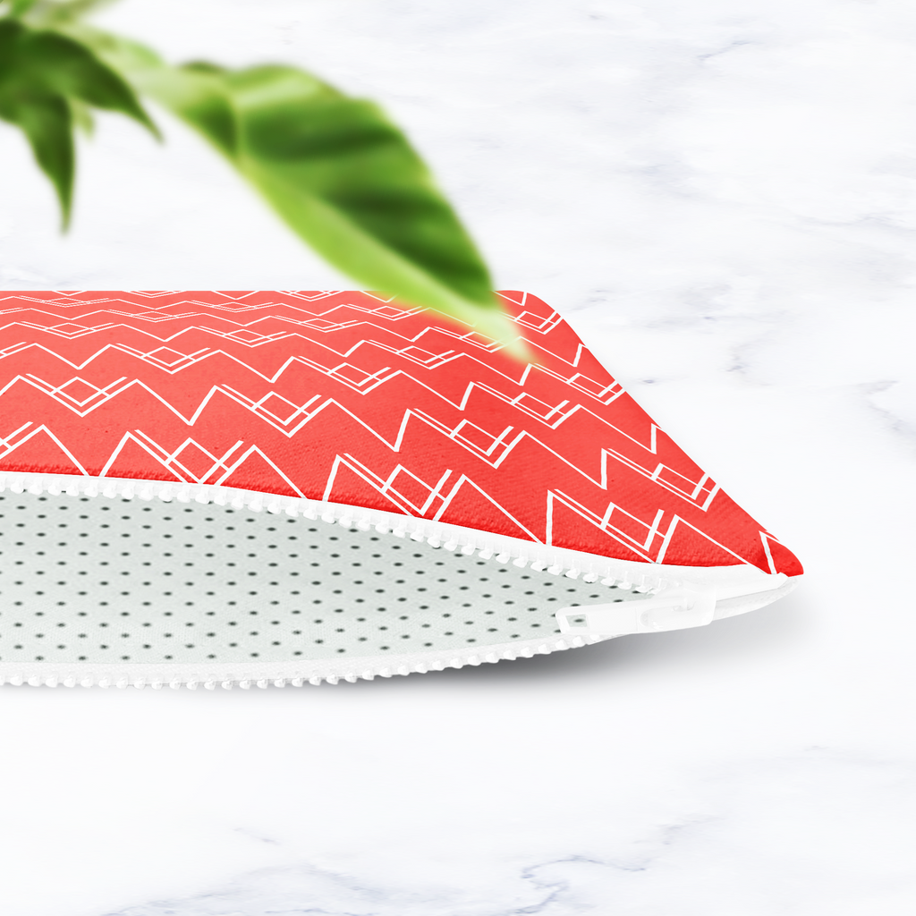 Red and White Make Up bag