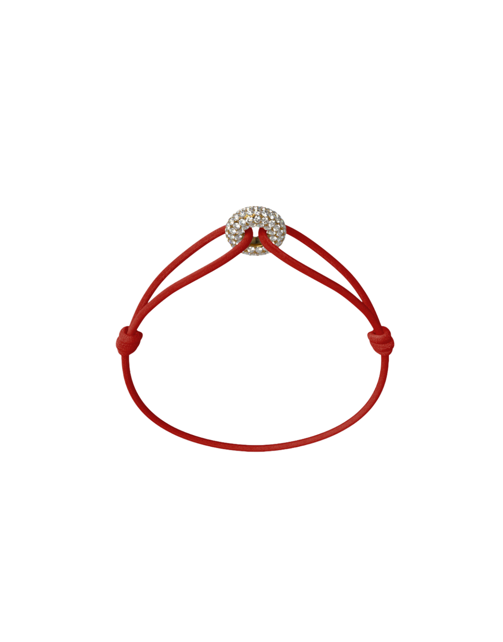 Mini Golden Soho Pavé Cord Bracelet