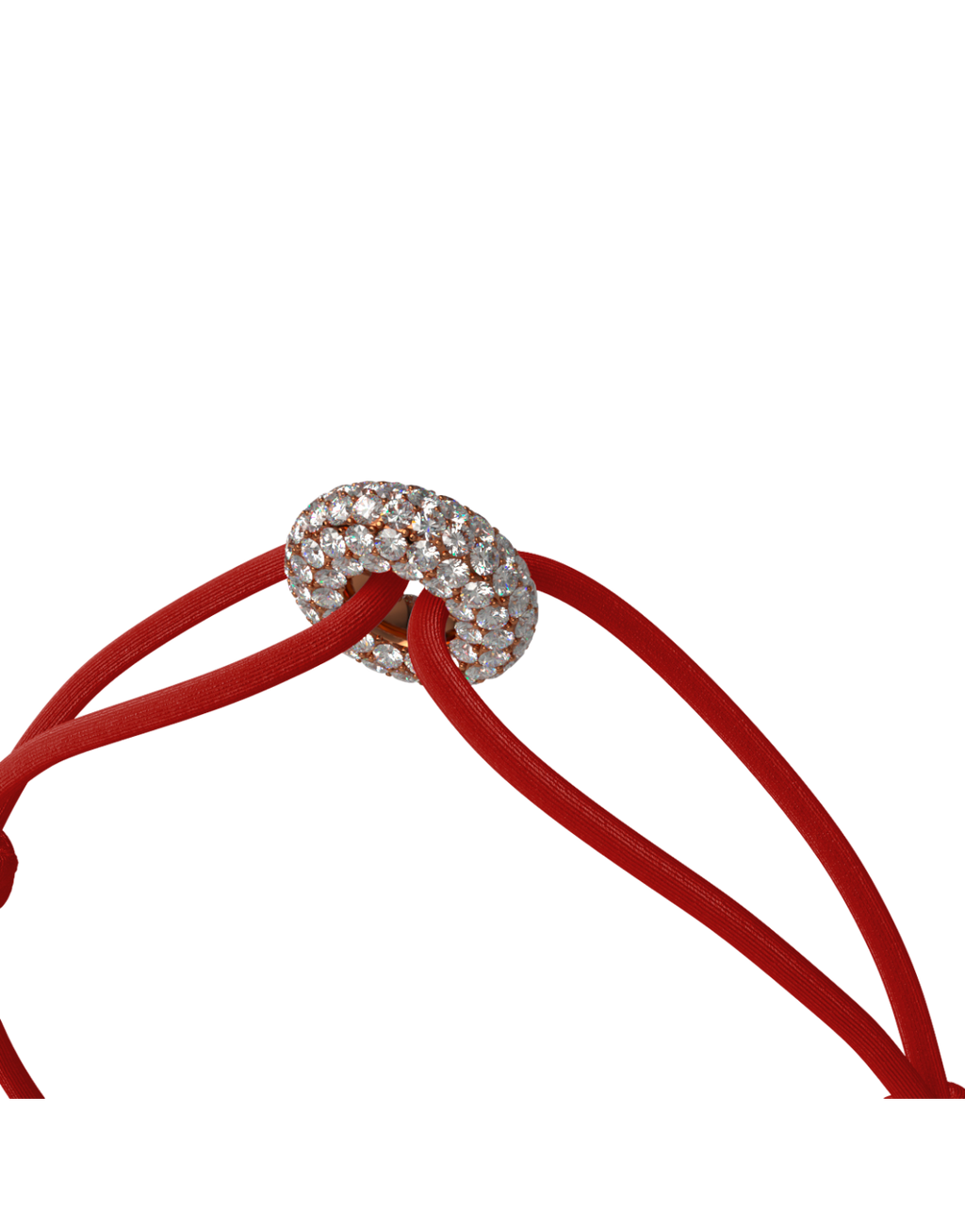 Mini Rose Soho Pavé Cord Bracelet