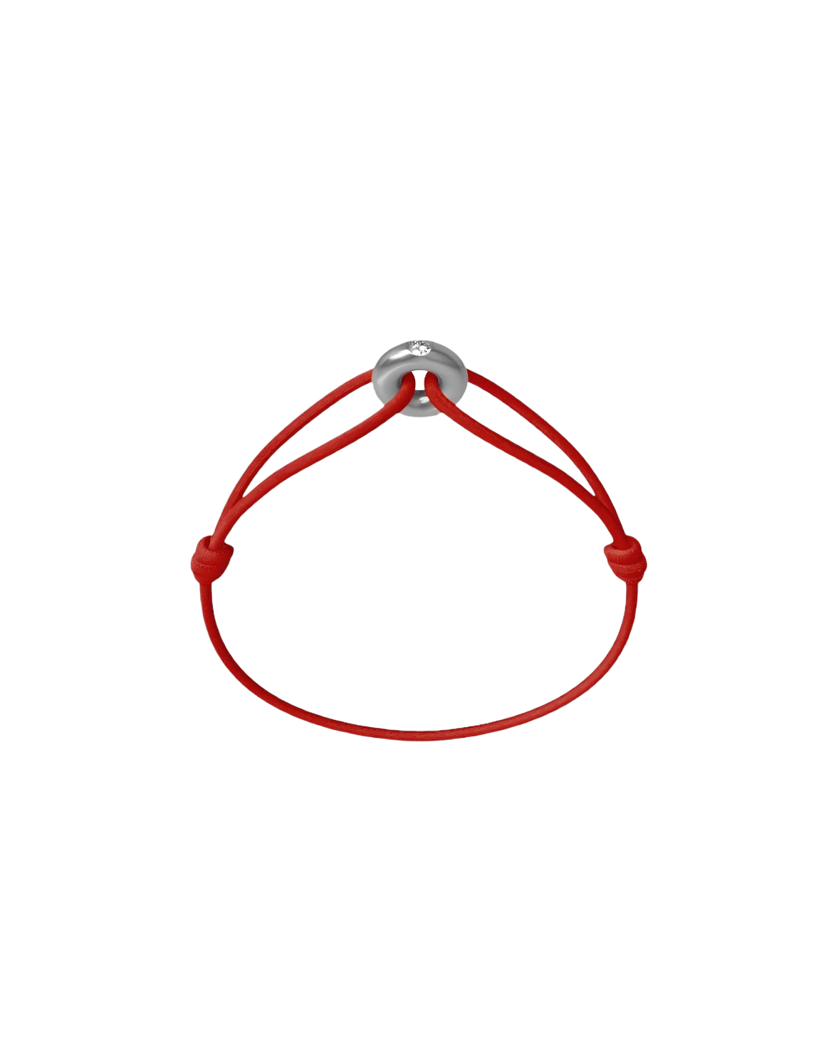 Mini Silver Soho Diamond Cord Bracelet