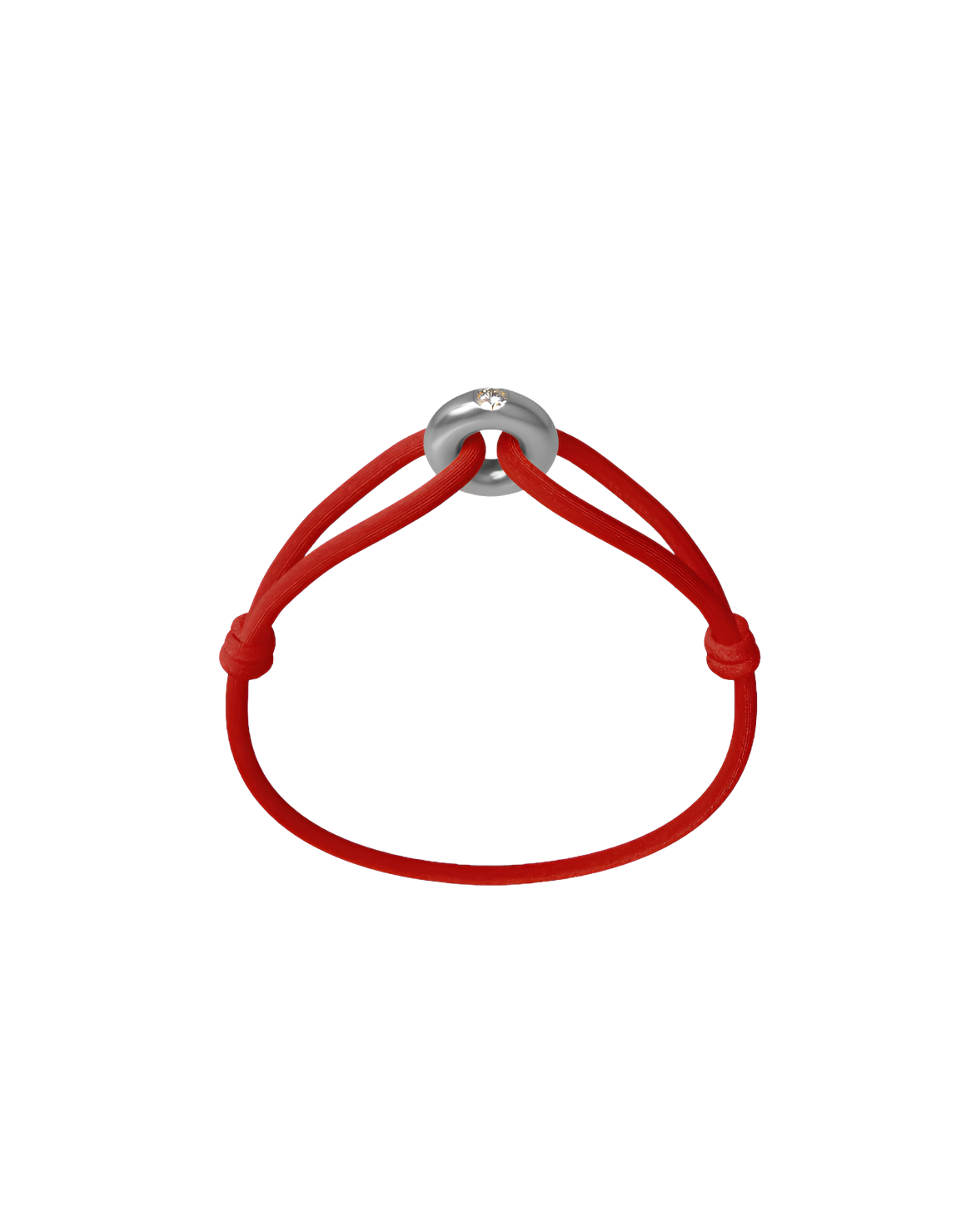 Silver Soho Diamond Cord Bracelet