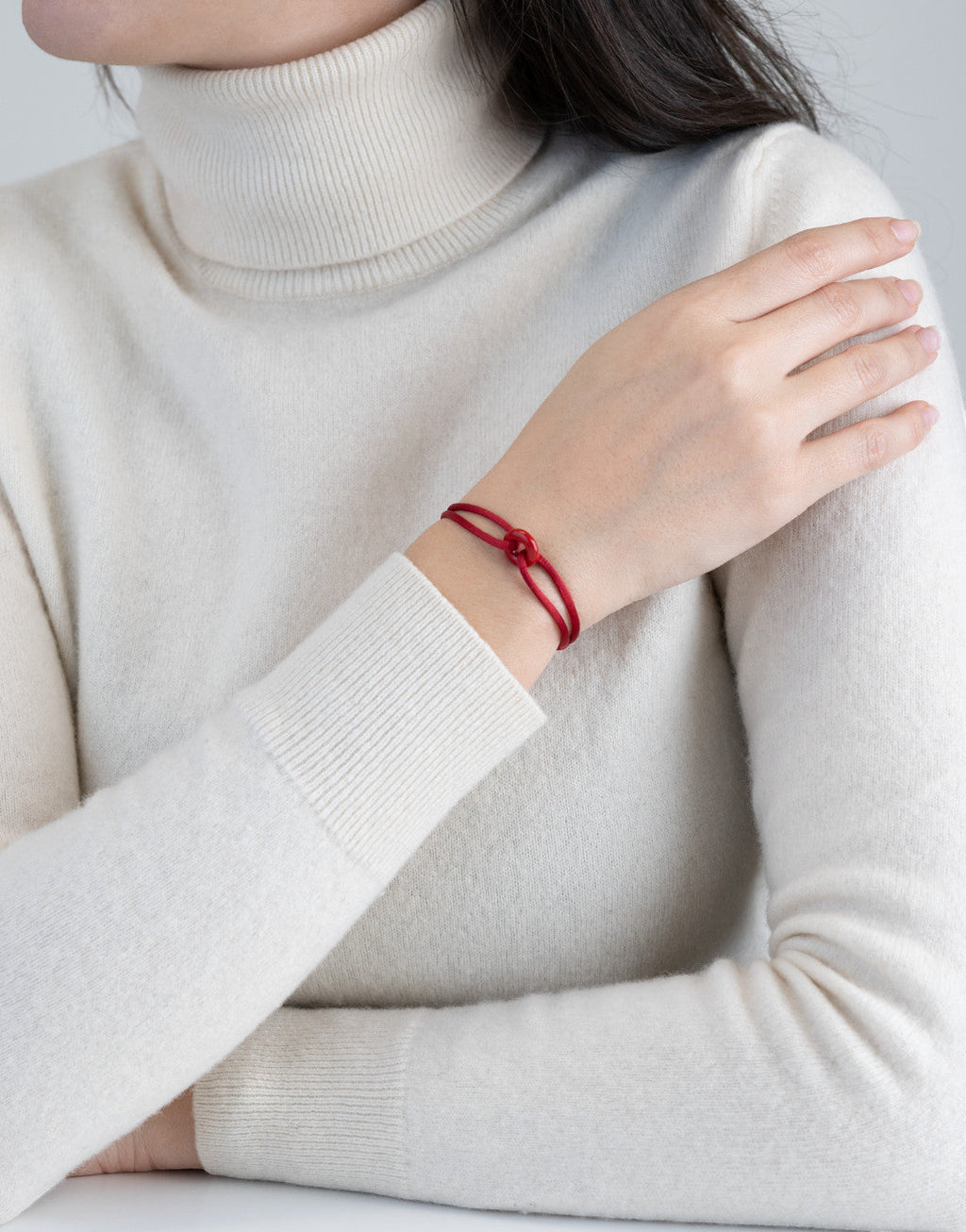 Coral Soho Cord Bracelet