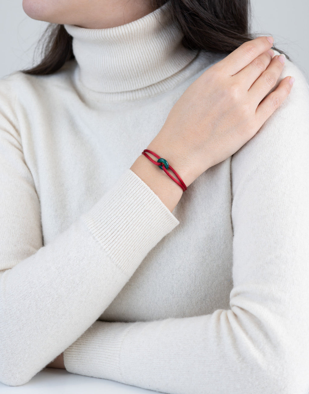 Green Soho Cord Bracelet