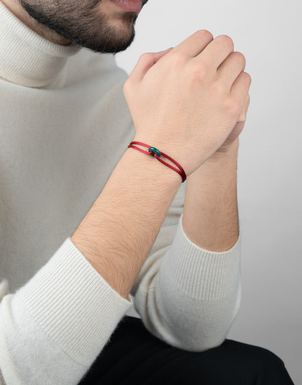 Green Soho Cord Bracelet