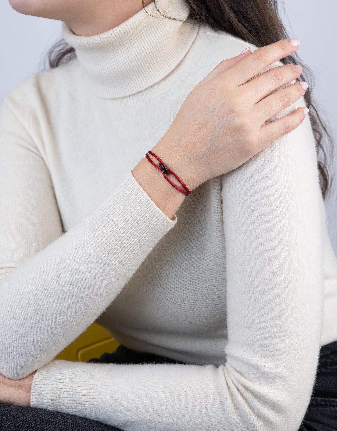 Black Soho Cord Bracelet