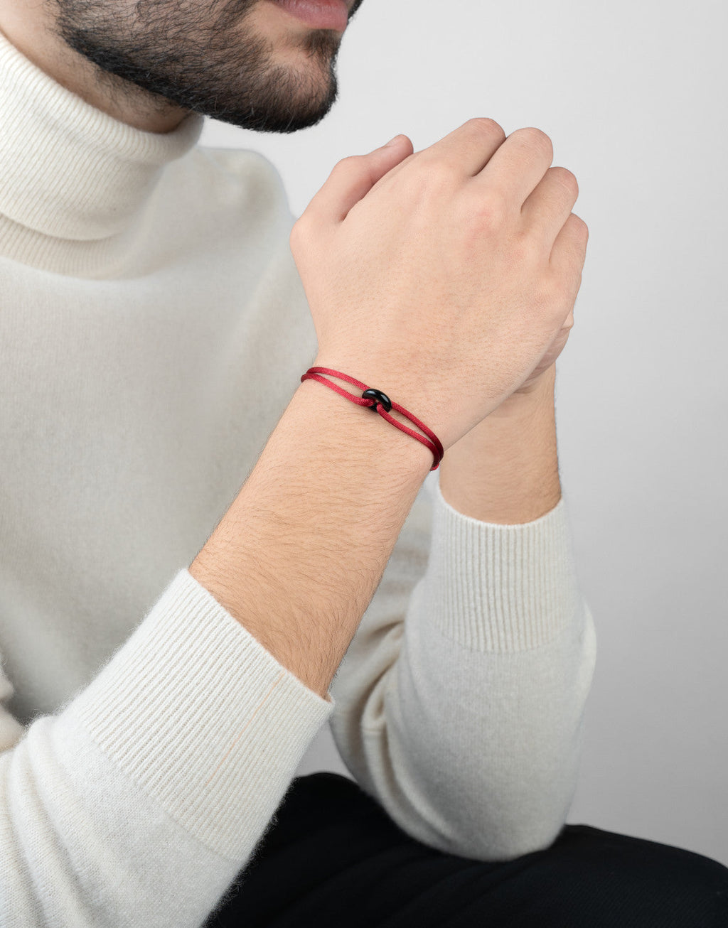 Black Soho Cord Bracelet