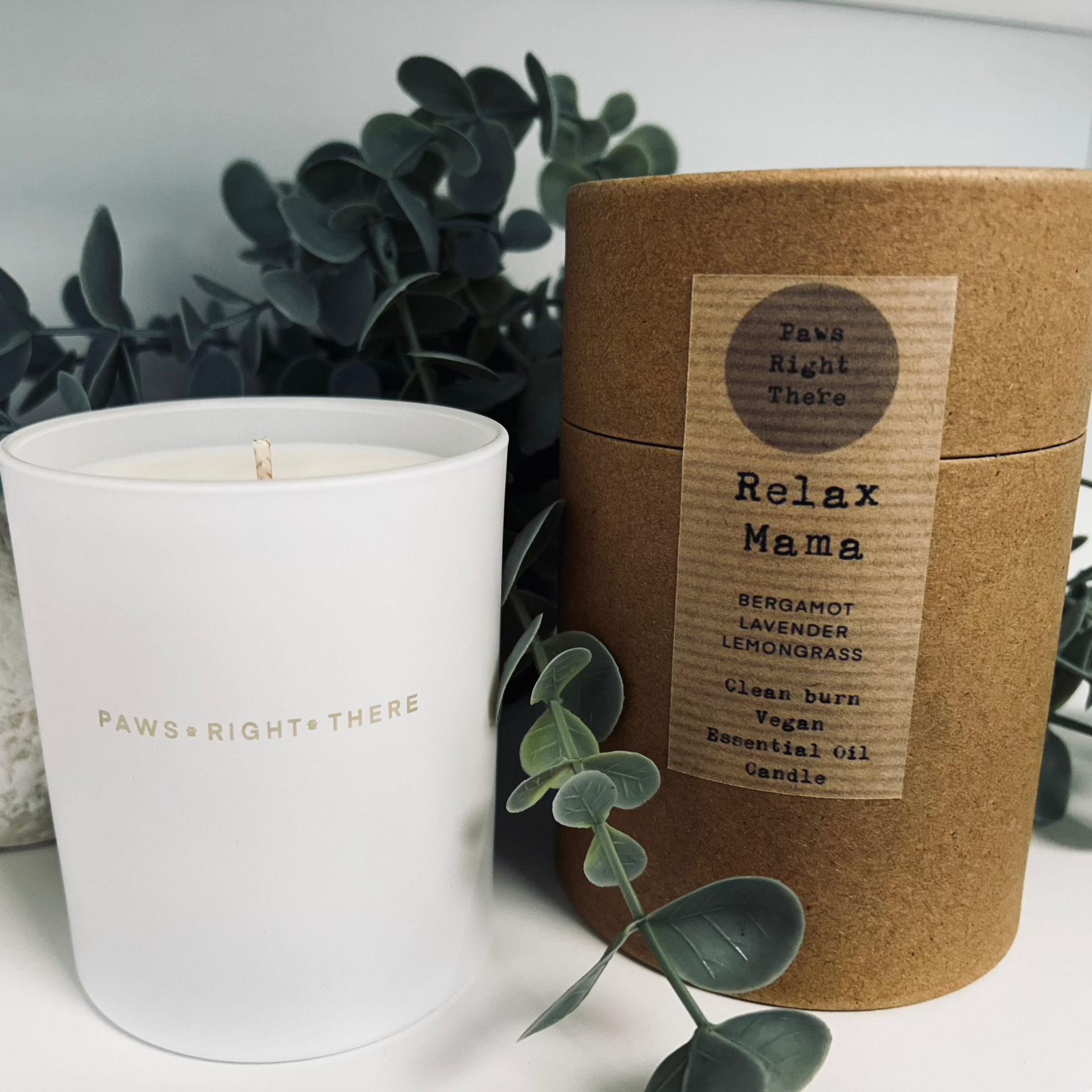 Relax Mama Clean Burn Essential Oil Candle