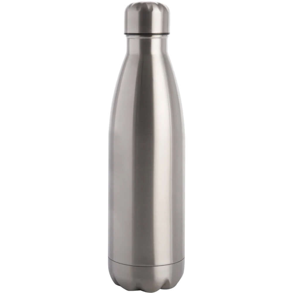 Water Bottle - Stainless Steel and Reusable - Silver