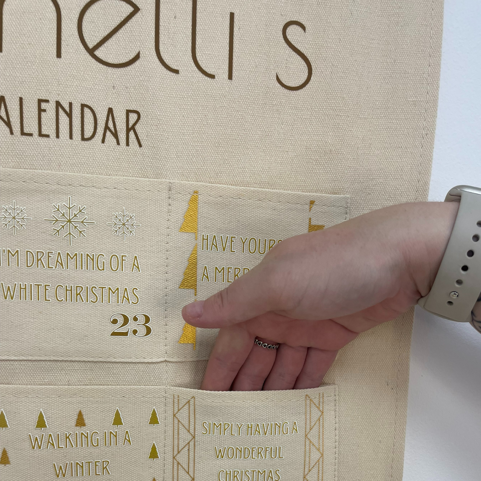 Personalised Christmas Hits Advent Calendar
