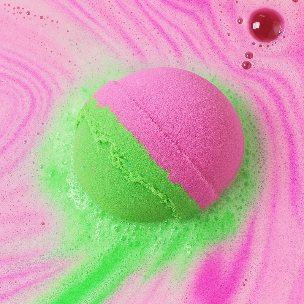 Rhubarb Bath Bomb Fizzer You've Got This