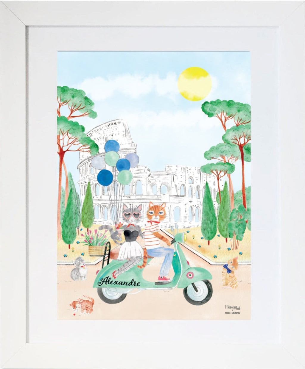 Personalised Motorbike of the Coliseum for Boys