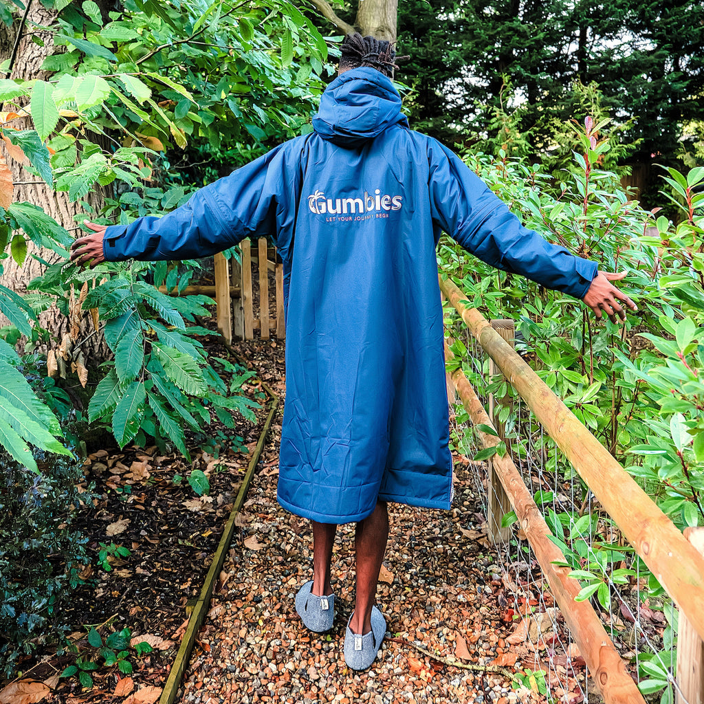 Sports Cape Navy and Grey