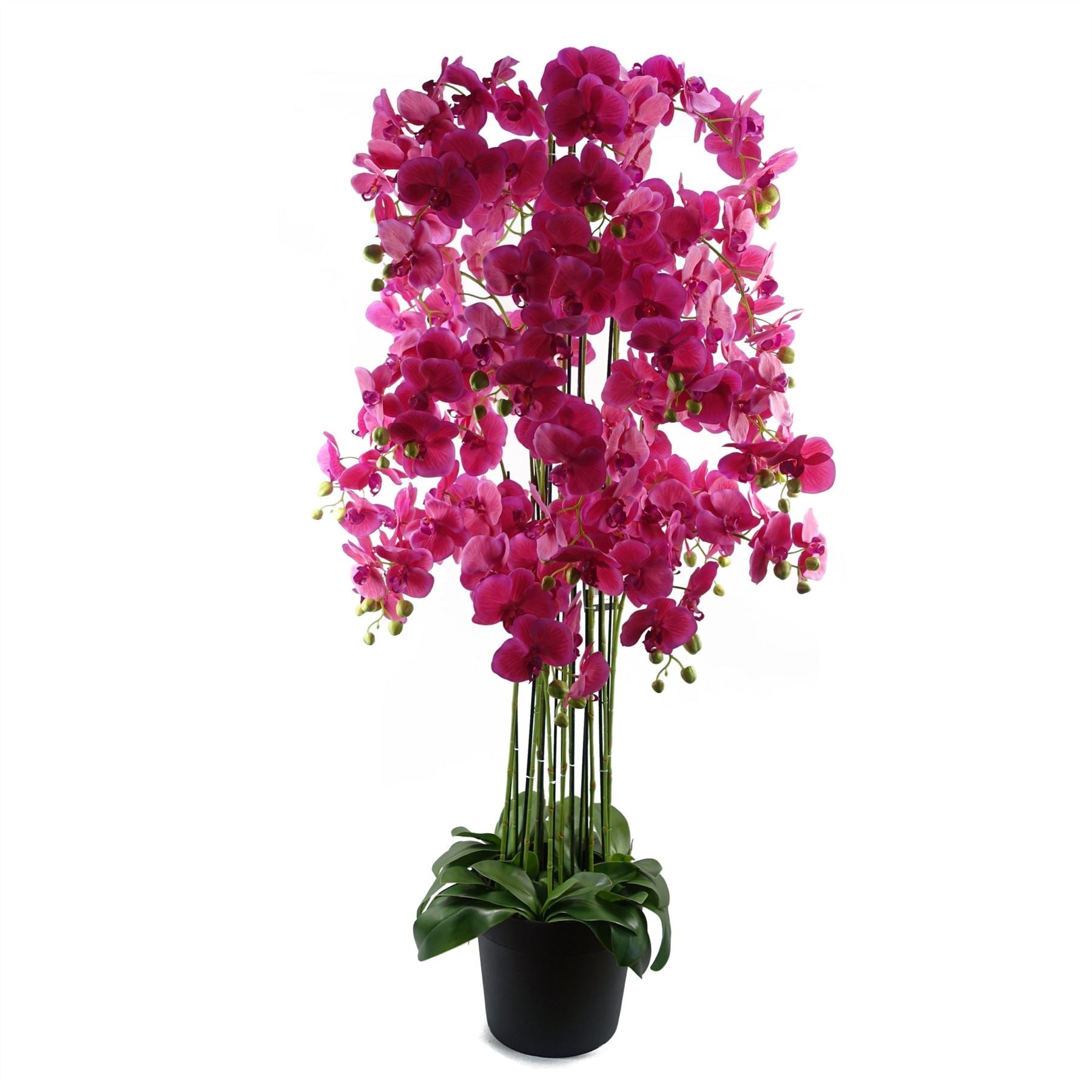 150cm Giant Pink Orchid Plant Artificial 189 Real Touch Flowers