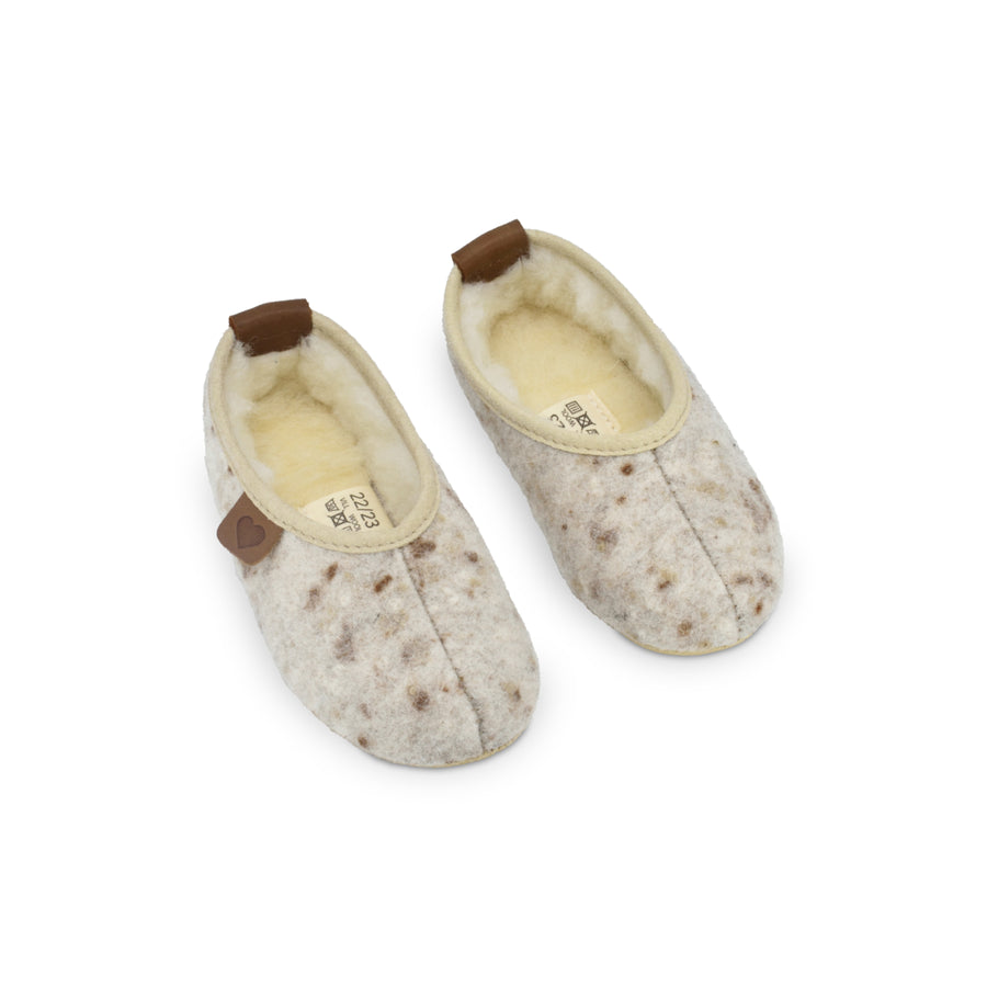 Handmade Children's Wool Slippers – Warm & Cozy Comfort by Omaking at brixbailey.com