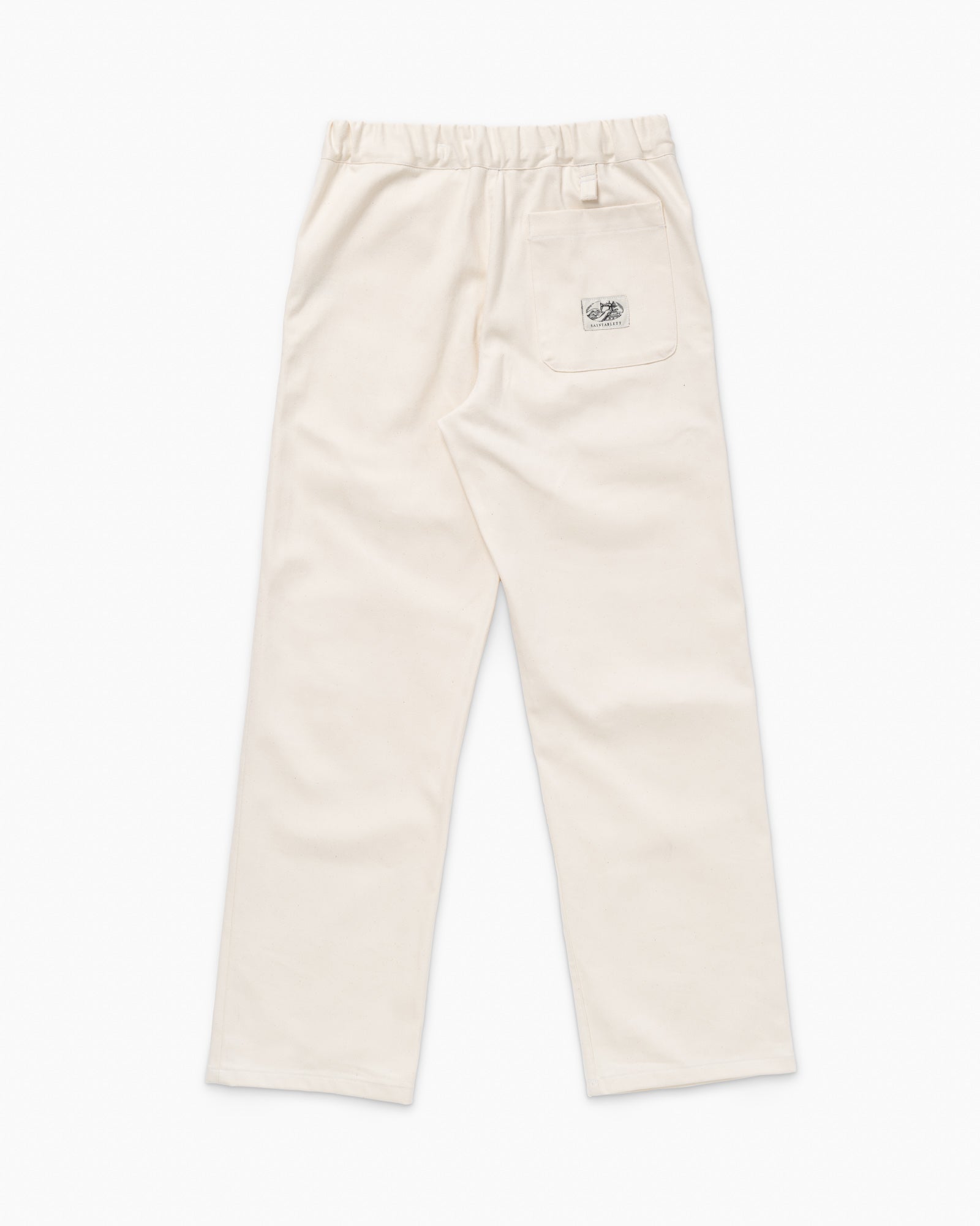 Ecru Wide Leg Trouser 001