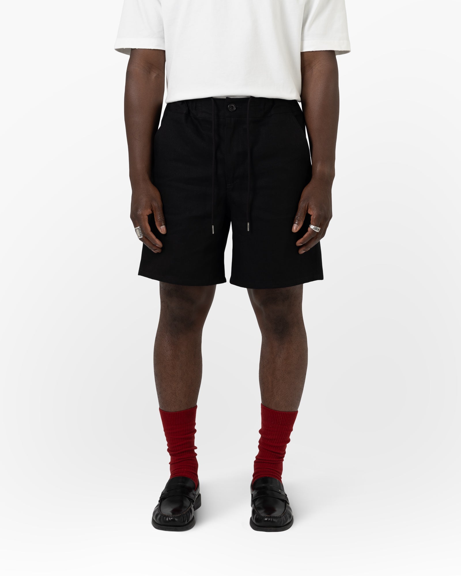 Short 001 Black Selvedge Denim