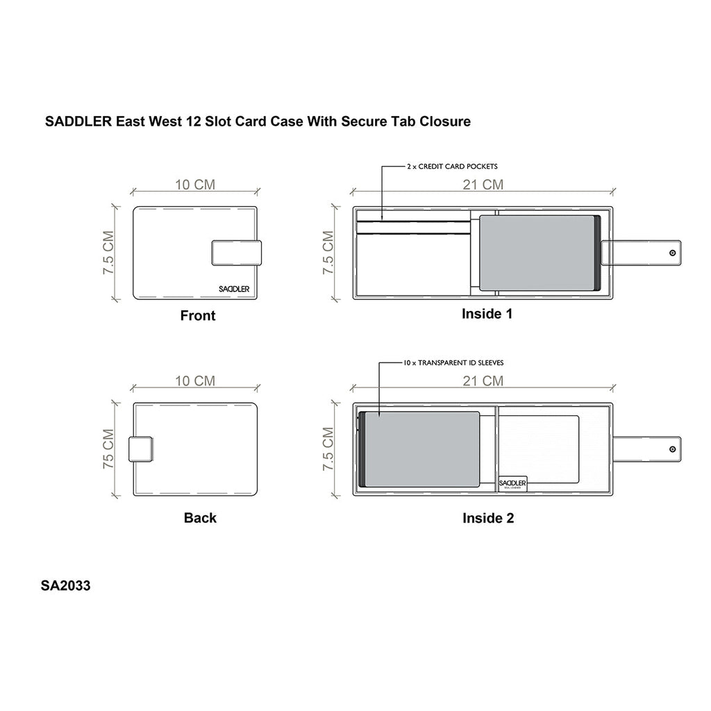 Robyn Compact Leather Card Wallet