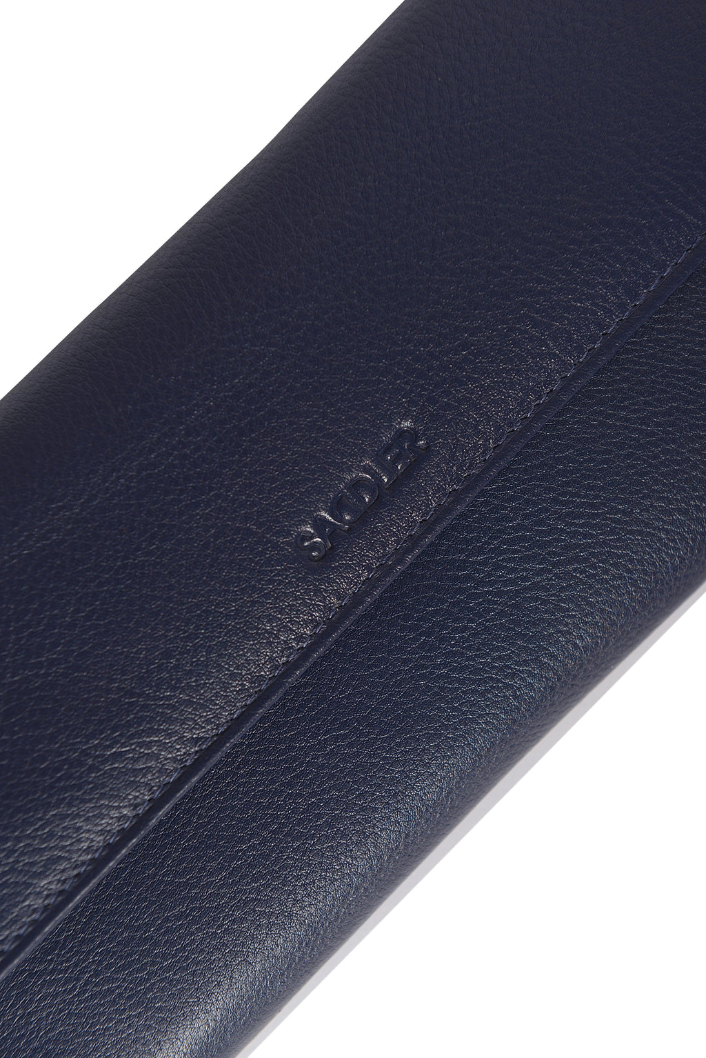 Claire Long Leather Trifold Purse with 18 Card Slots and RFID Protection