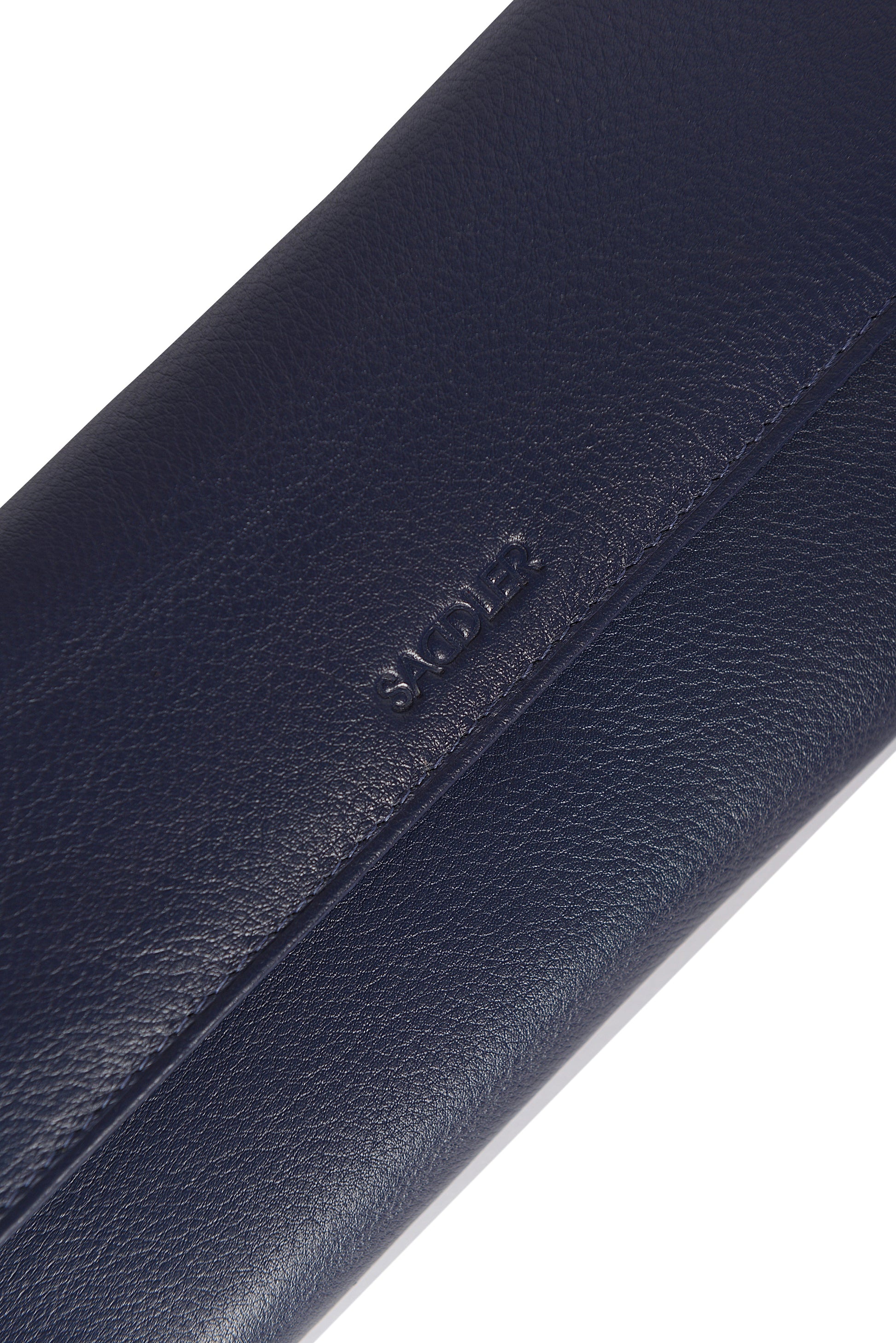 Claire Long Leather Trifold Purse with 18 Card Slots and RFID Protection