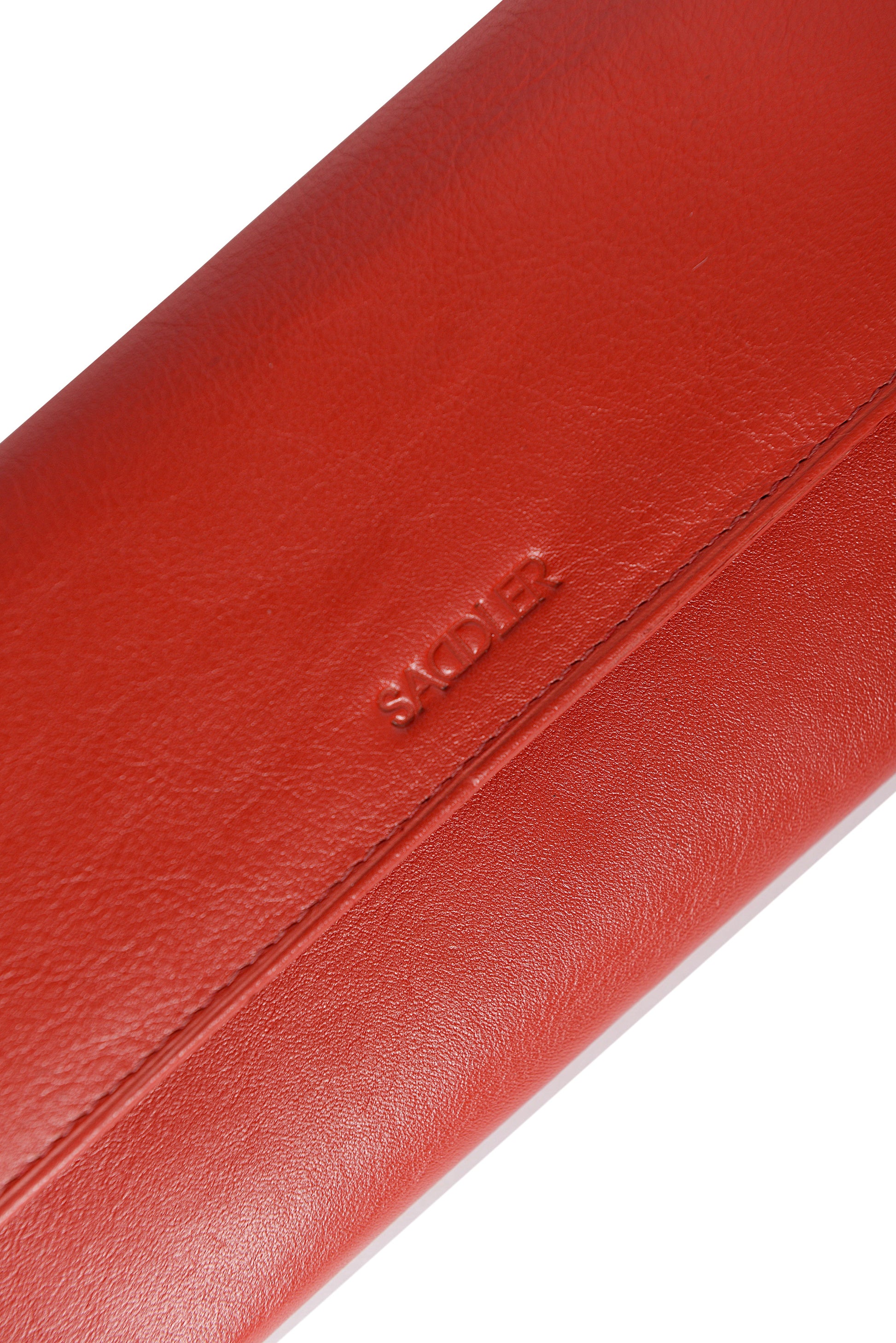 Claire Long Leather Trifold Purse with 18 Card Slots and RFID Protection