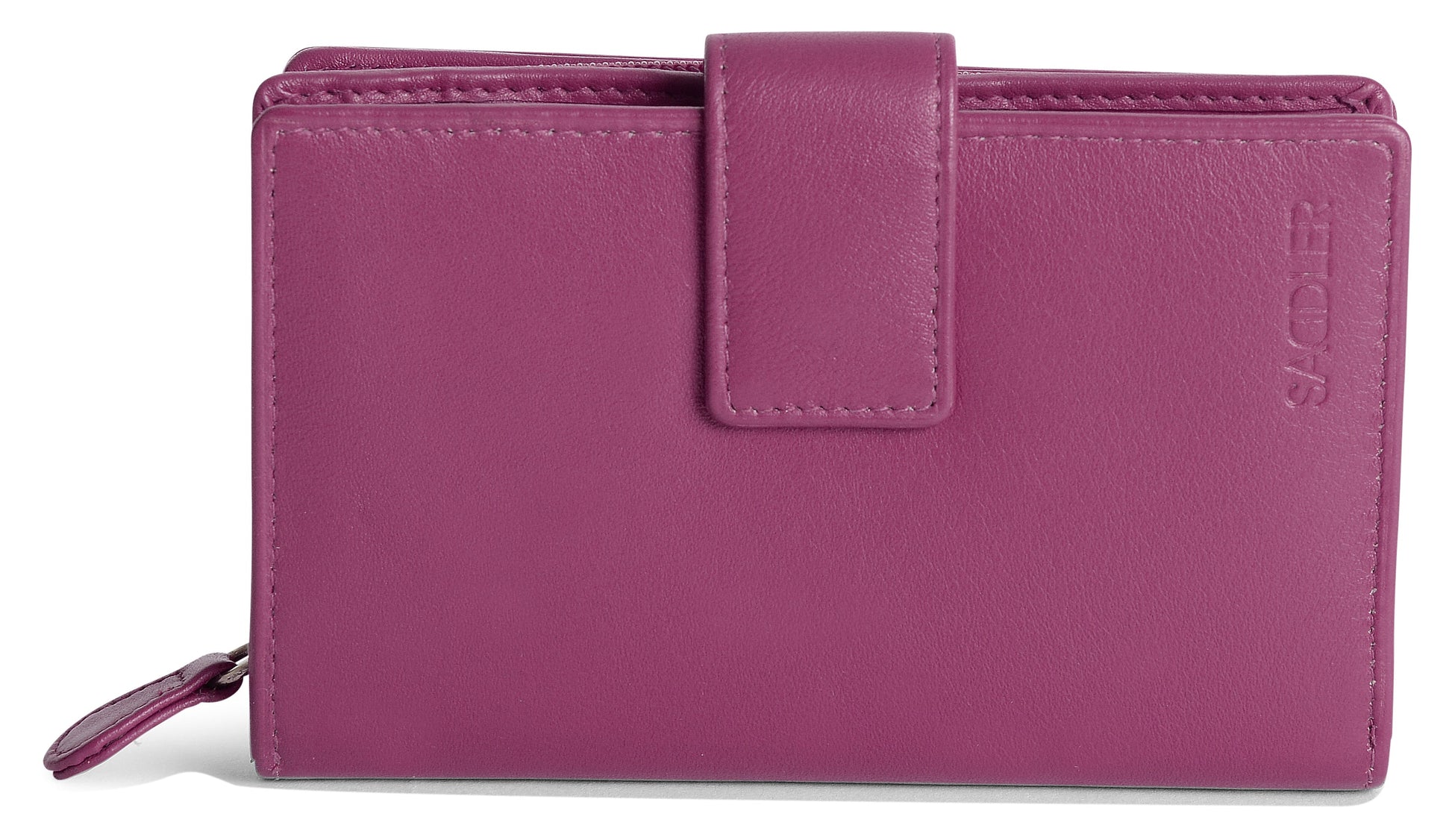 Georgie Leather Double Sided Purse with 13 Card Slots and RFID Protection