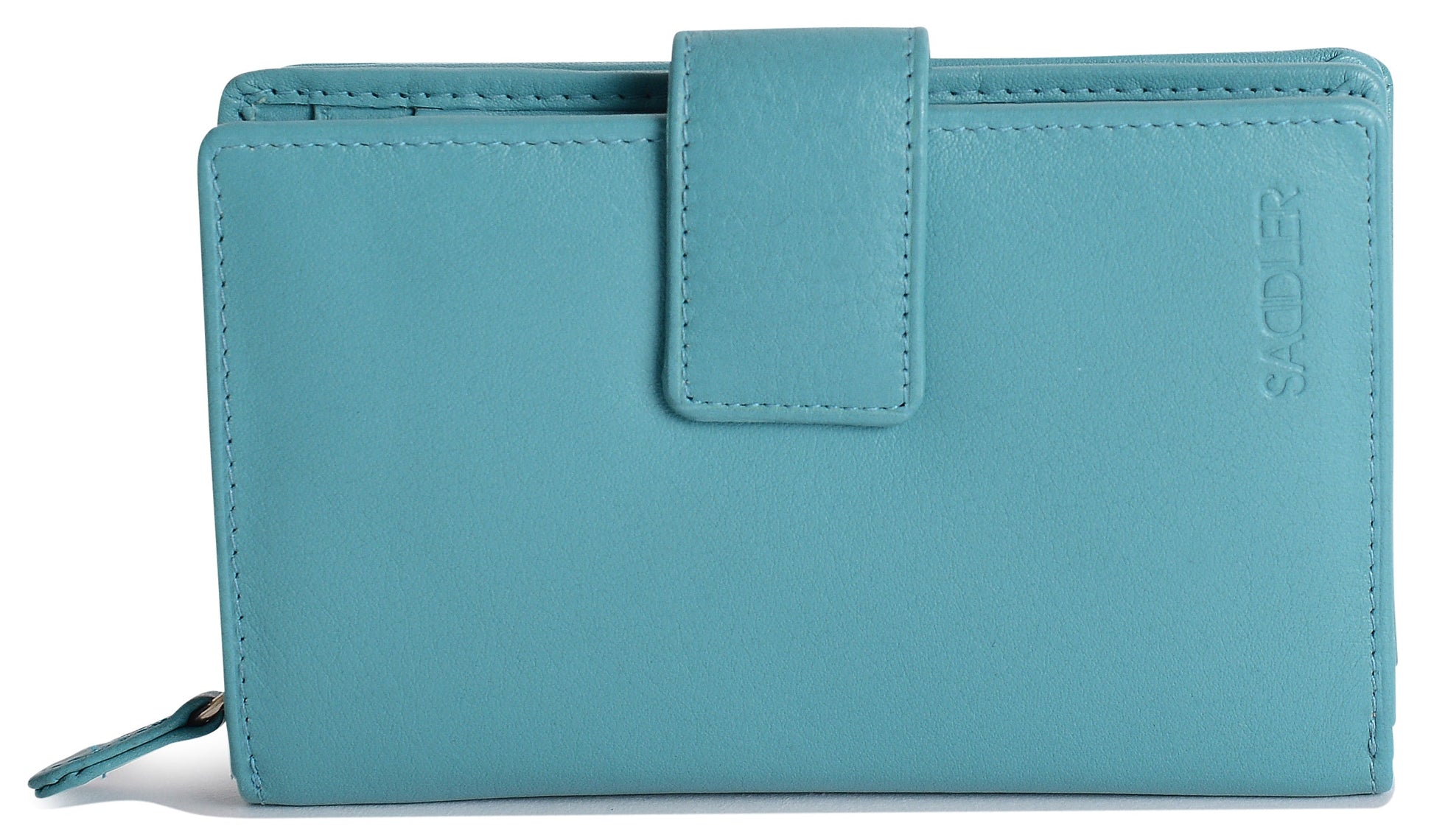 Georgie Leather Double Sided Purse with 13 Card Slots and RFID Protection