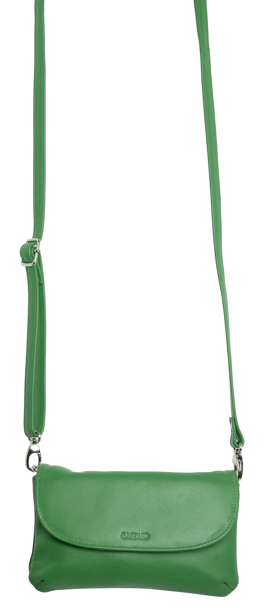 Audrey Compact Leather Crossbody Bag and Clutch