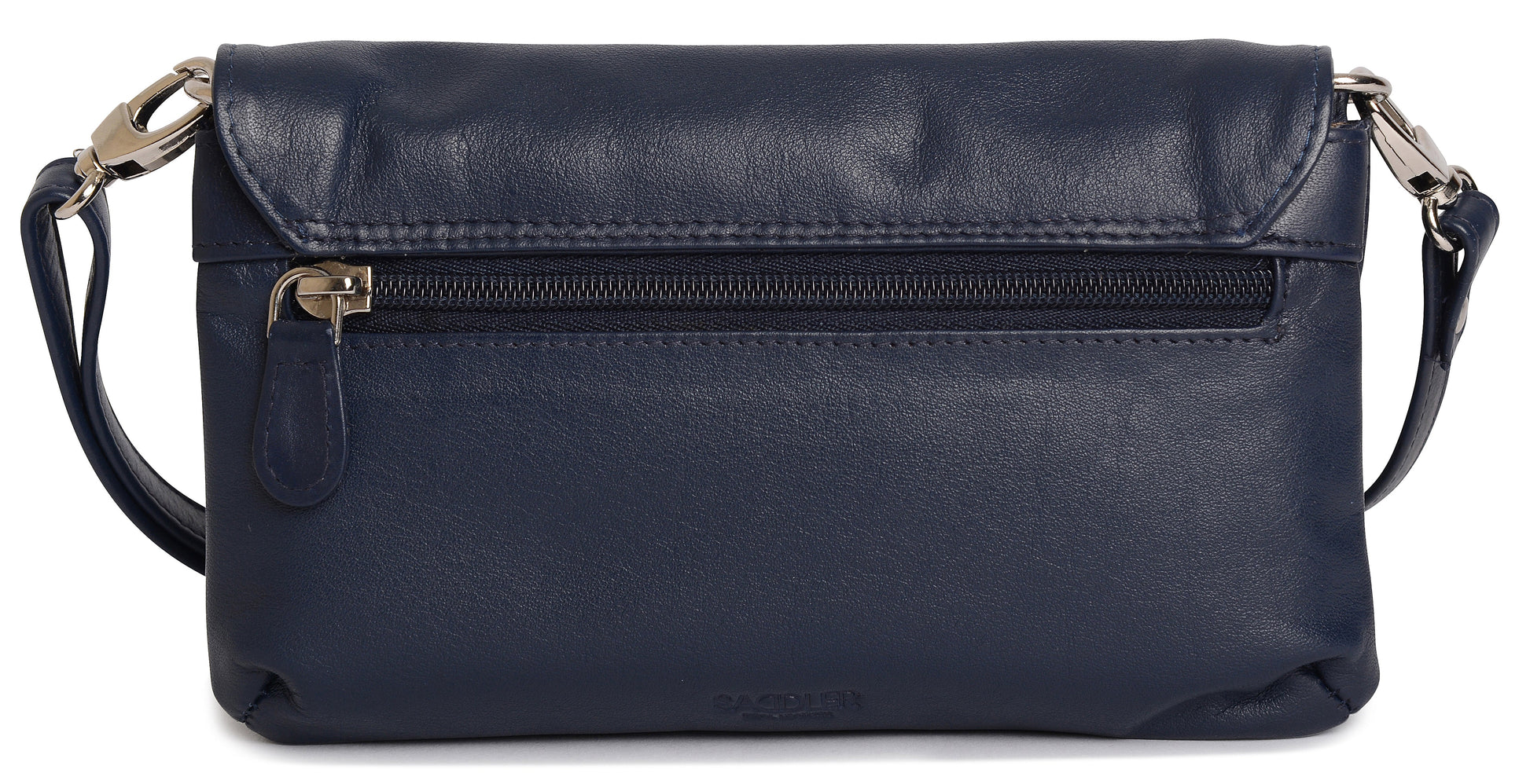 Audrey Compact Leather Crossbody Bag and Clutch