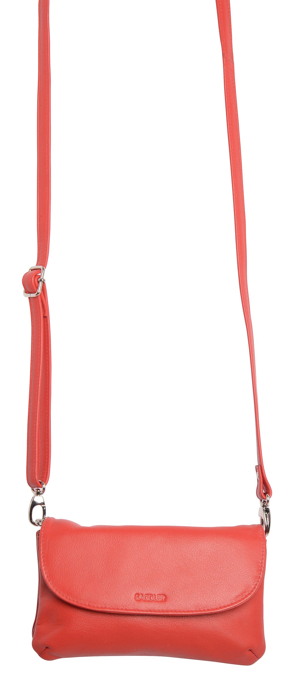 Audrey Compact Leather Crossbody Bag and Clutch